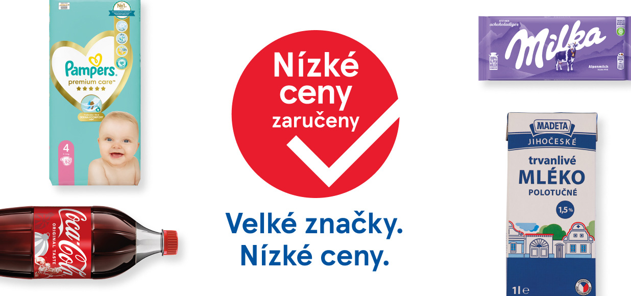 Velké značky. Nízké ceny.