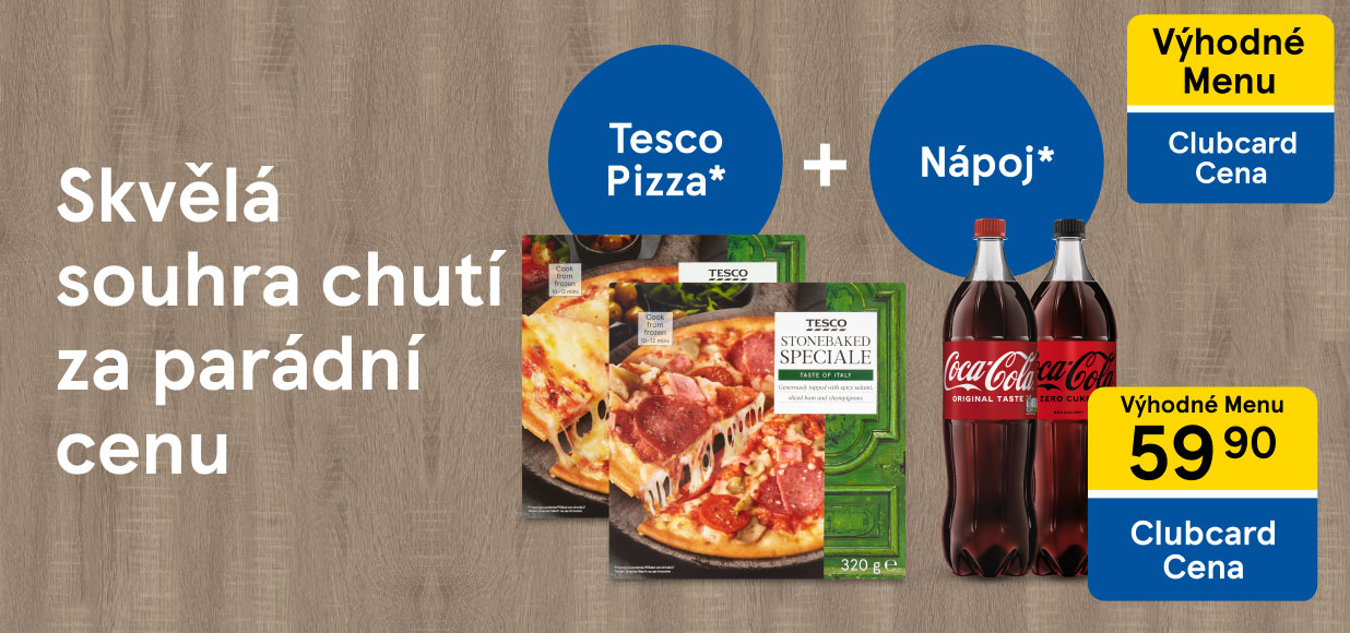 Díky Clubcard si nyní můžete vychutnat výhodné menu ještě levněji!