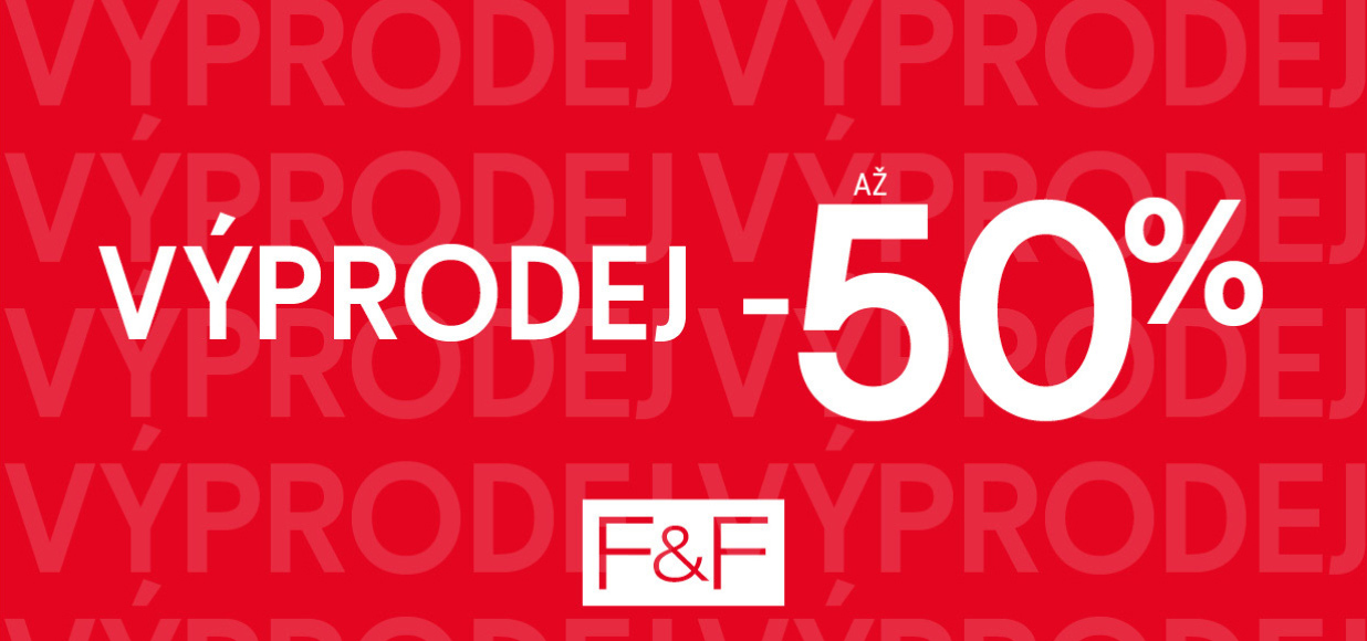 Výprodej až-50 %