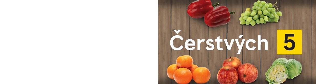 Každ&yacute; t&yacute;den čerstv&aacute; nab&iacute;dka za skvěl&eacute; ceny