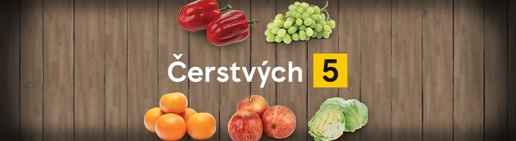 Každ&yacute; t&yacute;den čerstv&aacute; nab&iacute;dka za skvěl&eacute; ceny