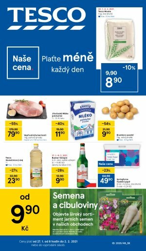 TESCO Tesco leták - příští týden