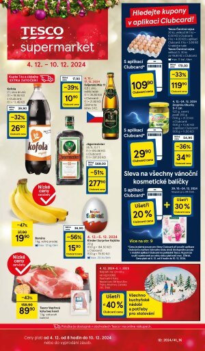 Tesco leták - Supermarkety - příští týden