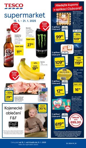 Tesco leták - Supermarkety - aktuální týden