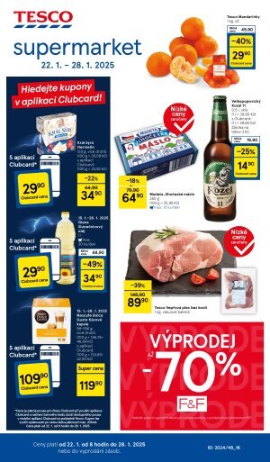 Tesco leták - Supermarkety - příští týden