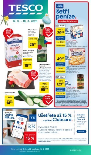 Tesco leták - Hypermarkety - aktuální týden