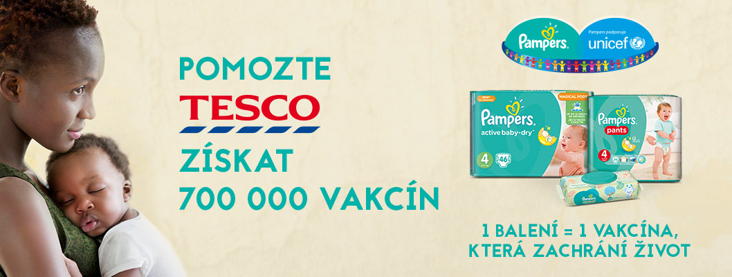 Pomozte Tesco získat 700 000 vakcín