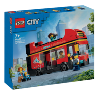 LEGO® City 60407 Červený dvoupodlažní vyhlídkový autobus