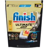 Finish Ultimate Plus Kapsie do mycky nádobi lemon