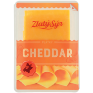 Zlatý Sýr Cheddar plátky