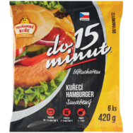 Vodňanské kuře Kuřecí hamburger smažený