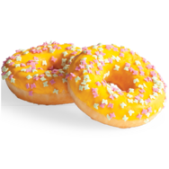 Jarní plněný donut