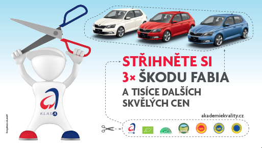 STŘIHNĚTE SI 3× ŠKODU FABIA!