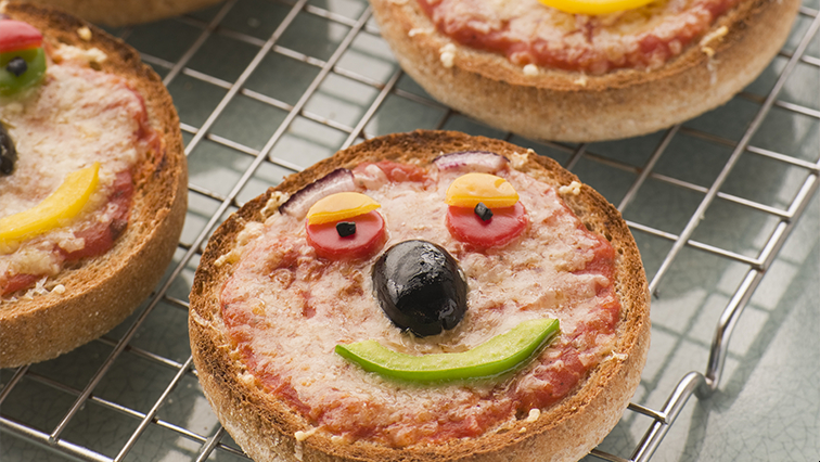 Mini vegetariánská pizza