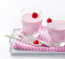 Jogurtové smoothie s malinami