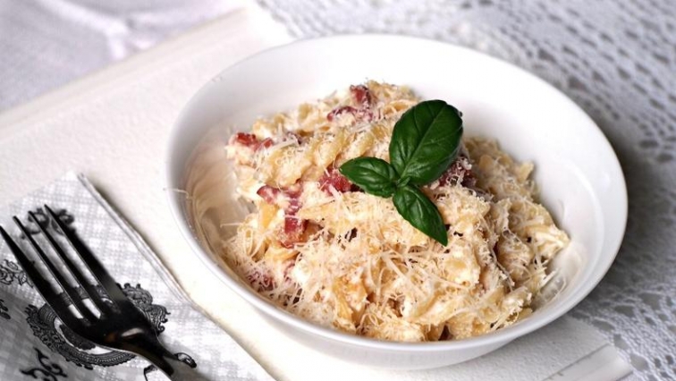 Fusilli con la ricotta e pancetta (fusilli s ricottou a pancettou)