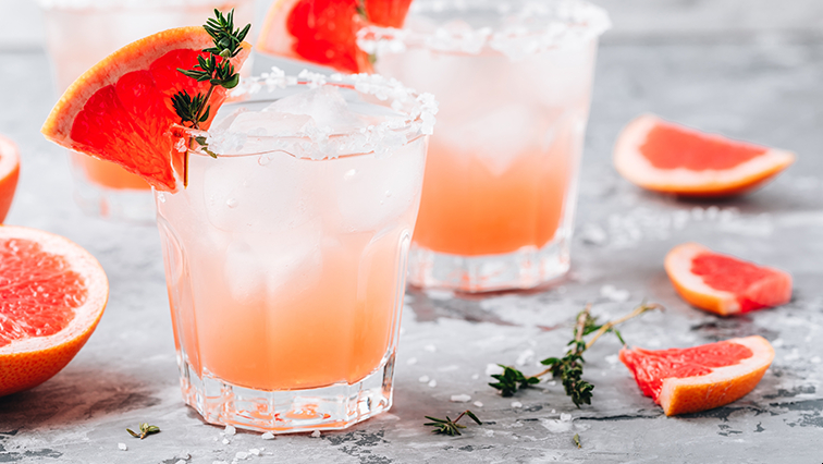 Grapefruit salty dog