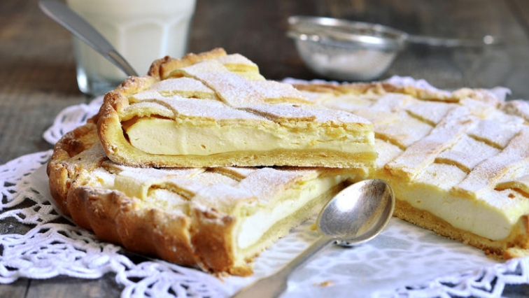 Crostata di Ricotta (italský tvarohový koláč)