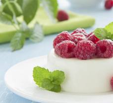 Panna cotta s nízkým obsahem laktózy