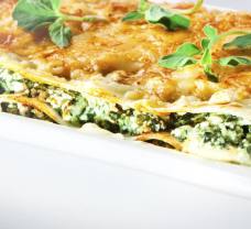 Špenátové lasagne