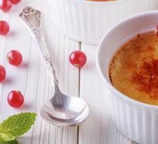 Crème brûlée s nízkým obsahem laktózy