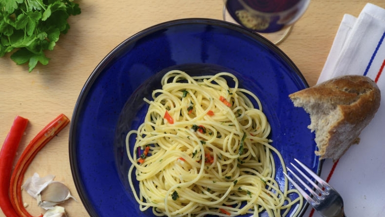 Špagety aglio olio